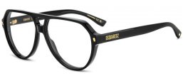 Monturas - Dsquared2 - D2 0204 - 807 BLACK
