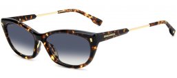 Gafas de Sol - Dsquared2 - D2 0209/G/S - 086 (08) HAVANA // DARK BLUE GRADIENT