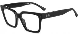 Lunettes de vue - Dsquared2 - ICON 0019 - 807 BLACK
