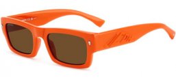 Sunglasses - Dsquared2 - ICON 0027/S - L7Q (70) ORANGE // BROWN