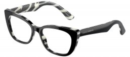 Gafas Junior - Dolce & Gabbana Junior - DX3357 - 3372  BLACK ON ZEBRA