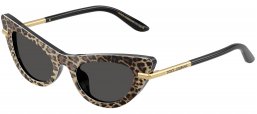 Gafas Junior - Dolce & Gabbana Junior - DX4008 - 316397  LEOPARD BROWN ON BLACK // DARK GREY