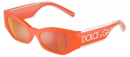 Gafas Junior - Dolce & Gabbana Junior - DX6003 - 33386Q  ORANGE // DARK VIOLET MIRROR RED