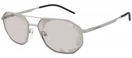Gafas de Sol - Emporio Armani - EA2147 - 30157F  MATTE SILVER // GREY MIRROR SMOKE