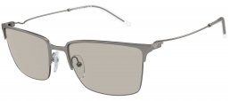 Gafas de Sol - Emporio Armani - EA2155 - 3003/3 MATTE GUNMETAL // LIGHT BROWN