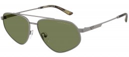 Gafas de Sol - Emporio Armani - EA2156 - 30032A  MATTE GUNMETAL // GREEN