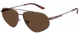 Gafas de Sol - Emporio Armani - EA2156 - 300673  MATTE BRONZE // DARK BROWN