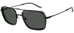 Gafas de Sol - Emporio Armani - EA2162 - 300187  MATTE BLACK // SMOKED