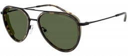 Gafas de Sol - Emporio Armani - EA2163 - 300171  MATTE BLACK // DARK GREEN