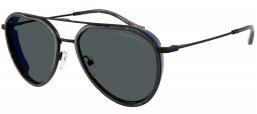 Gafas de Sol - Emporio Armani - EA2163 - 300180  MATTE BLACK // DARK GREY