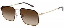 Gafas de Sol - Emporio Armani - EA2165D - 300213  MATTE PALE GOLD // BROWN GRADIENT