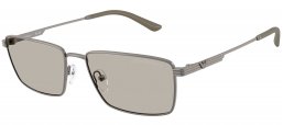 Gafas de Sol - Emporio Armani - EA2169 - 3425/3  MATTE GREY // LIGHT BROWN