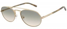 Gafas de Sol - Emporio Armani - EA2171 - 30022C  MATTE PALE GOLD // BROWN GRADIENT GREEN