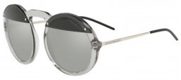 Gafas de Sol - Emporio Armani - EA4121 - 57076G TRANSPARENT GREY // LIGHT GREY MIRROR SILVER