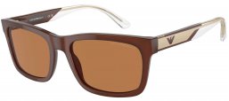 Gafas de Sol - Emporio Armani - EA4224 - 609573  SHINY OPAL BROWN // BROWN