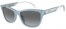 Gafas de Sol - Emporio Armani - EA4227U - 609611  SHINY OPAL BLUE // GREY GRADIENT