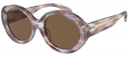 Gafas de Sol - Emporio Armani - EA4231U - 615673  STRIPED BROWN // DARK BROWN