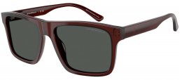 Gafas de Sol - Emporio Armani - EA4232 - 617487  TRANSPARENT BROWN // SMOKE
