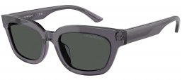 Gafas de Sol - Emporio Armani - EA4233U - 610687  TRANSPARENT GREY // DARK GREY