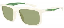 Gafas de Sol - Emporio Armani - EA4234U - 618782  MATTE WHITE // GREEN