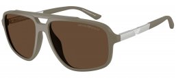 Gafas de Sol - Emporio Armani - EA4236U - 543773  MATTE BEIGE // DARK BROWN