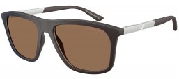 Gafas de Sol - Emporio Armani - EA4237 - 6186EF  MATTE DARK BROWN // DARK BROWN