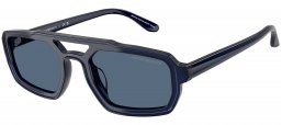 Gafas de Sol - Emporio Armani - EA4240U - 620180  SHINY OPAL BLUE // DARK BLUE