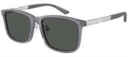 Gafas de Sol - Emporio Armani - EA4241D - 620687  SHINY TRANSPARENT GREY // DARK GREY
