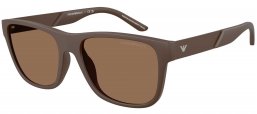 Gafas de Sol - Emporio Armani - EA4243 - 624373  MATTE BROWN // DARK BROWN