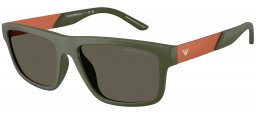 Gafas de Sol - Emporio Armani - EA4244U - 618471  MATTE GREEN // DARK BROWN