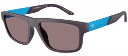 Gafas de Sol - Emporio Armani - EA4244U - 62427N  MATTE VIOLET // BROWN PURPLE
