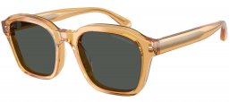 Gafas de Sol - Emporio Armani - EA4245U - 624687  SHINY TRANSPARENT YELLOW // DARK GREY