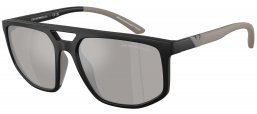Gafas de Sol - Emporio Armani - EA4248U - 50016G  MATTE BLACK // LIGHT GREY MIRROR SILVER