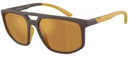 Gafas de Sol - Emporio Armani - EA4248U - 62586H  MATTE BROWN // BROWN MIRROR GOLD