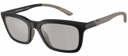 Gafas de Sol - Emporio Armani - EA4249U - 50016G  MATTE BLACK // LIGHT GREY SILVER FLASH