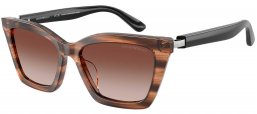 Gafas de Sol - Emporio Armani - EA4250U - 626613  SHINY STRIPED BROWN // BROWN GRADIENT