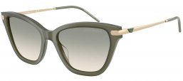 Gafas de Sol - Emporio Armani - EA4251 - 62642C  SHINY OPAL GREEN // LIGHT BROWN GRADIENT GREEN