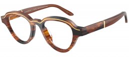 Gafas de Sol - Emporio Armani - EA4264U - 63391W  STRIPED DARK BROWN // TRANSPARENT