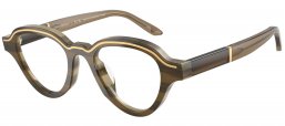 Gafas de Sol - Emporio Armani - EA4264U - 63381W  STRIPED BROWN BEIGE // TRANSPARENT