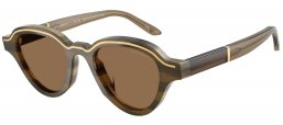 Gafas de Sol - Emporio Armani - EA4264U - 633873  STRIPED BROWN BEIGE // BROWN