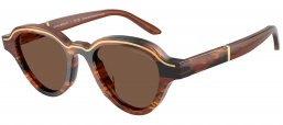 Gafas de Sol - Emporio Armani - EA4264U - 633973  STRIPED DARK BROWN // BROWN