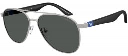 Gafas Junior - Emporio Armani Junior - EK2001 - 310587  MATTE SILVER // DARK GREY
