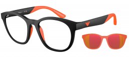 Gafas Junior - Emporio Armani Junior - EK4001 - 50011W  MATTE BLACK // CLEAR + CLIP SOLAR