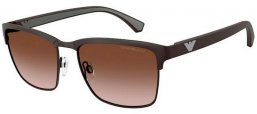 Gafas de Sol - Emporio Armani - EA2087 - 339013  MATTE BROWN // BROWN GRADIENT