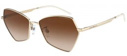 Sunglasses - Emporio Armani - EA2127 - 301313 SHINY PALE GOLD // BROWN GRADIENT