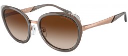 Sunglasses - Emporio Armani - EA2146 - 336113  SHINY ROSE GOLD GREY // BROWN GRADIENT