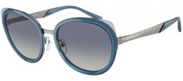 Sunglasses - Emporio Armani - EA2146 - 33624L  SHINY GUNMETAL BLUE // BLUE GRADIENT
