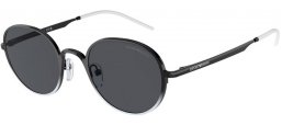 Gafas de Sol - Emporio Armani - EA2151 - 337287  SHINY BLACK  WHITE // DARK GREY