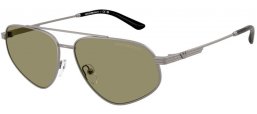 Gafas de Sol - Emporio Armani - EA2156 - 30032A  MATTE GUNMETAL // GREEN