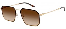 Gafas de Sol - Emporio Armani - EA2165D - 300213  MATTE PALE GOLD // BROWN GRADIENT